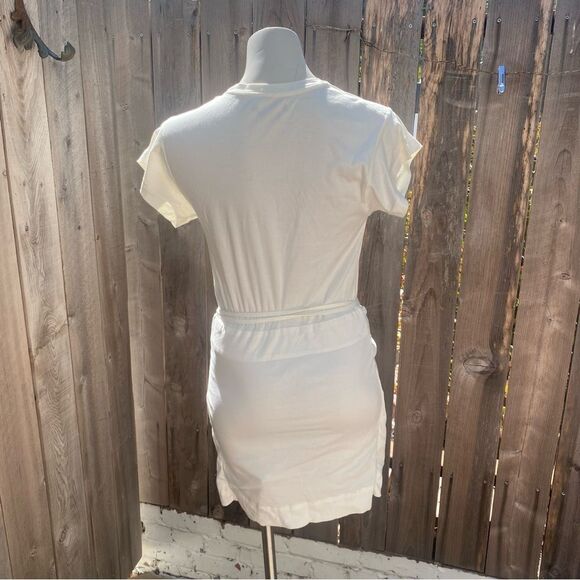 Isabel Marant cream  Short Sleeve T-Shirt wrap dress size small - Picture 9 of 14